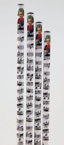 Bleistift Beethoven (10-Stück-Packung) - schönes Geschenk für Musiker