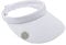 Surprizeshop Womens Golf Visor | Clip Style | Built in Magnet | Comes with Hand Enamelled 25mm Ball Marker | Rigid Peak | Multiple Colours | Golf Visor | Tennis Visor White
