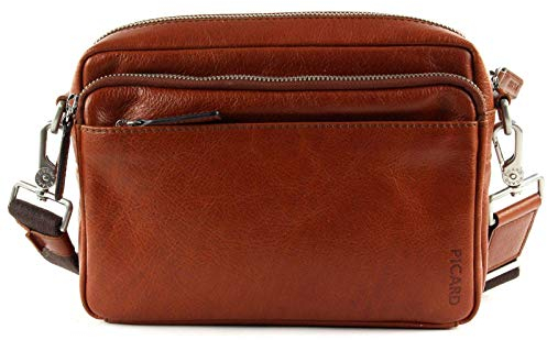 Picard Herren Umhängetasche BUDDY aus Büffelleder OneSize | mit Reißverschluss | Umhängetasche | Alltag