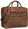 STILORD 'Dawson' Leder Aktentasche Umhängetasche mit Laptopfach 15,6 Zoll Vintage Bürotasche DIN A4 Notebooktasche Business Akten Tasche aus Echtem Leder Damen & Herren, Farbe:torino - braun