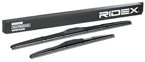 RIDEX Escobilla Limpiaparabrisas Juego de 2 Escobillas con spoiler Delante | Tipo de escobilla: Limpiaparabrisas híbrido | Longitud 1: 650mm | Longitud 2: 450mm | Longitud: 550mm 298W0466