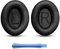 Headphones Replacement Earpads, Ear Cushions for Bose, Ear Pads Compatible with Bose QuietComfort QC15 QC25 QC2 QC35II QC35/ Ae2 Ae2i Ae2w SoundTrue Over-ear Headphones, Softer Leather(Black)