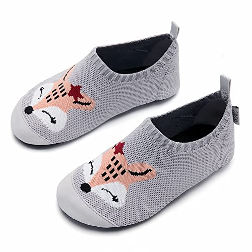 IceUnicorn Chaussons Enfants Garçons Fille Unisexe Pantoufles Bebe Chaussures Antidérapant Chaussette d'intérieur 23-32