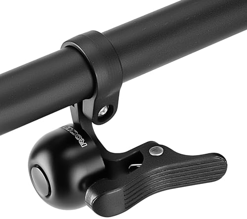 ROCKBROS Fahrradklingel aus Kupferlegierung, langlebige Fahrradklingel mit klarem und langem Klang, rechte Hand, Fahrradklingel für Lenker und Erwachsene, mehr als 100 dB
