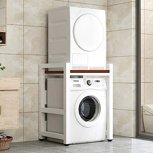 Fowenert Lagerregal über der Waschmaschine, Waschmaschinenregal Tragfähigkeit 300 kg, Trommel Waschmaschine Regal für Badezimmer Küche Balkon Waschküche