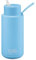 frank green Insulated Water Bottle for Cold Or Hot Drinks - 1 Litre/34oz Metal Water Bottle with Straw Lid, Ceramic Insulated, Stainless Steel, Triple Wall Vacuum - Sky Blue by frank green