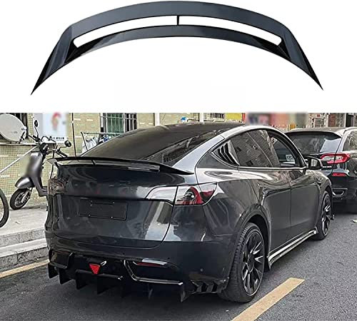 Auto Heckspoiler für Tesla Model Y 2021 2022, Kofferraumspoiler Dachspoiler Auto Heckflügel Lippe Spoiler Kratzfest Heckklappenspoiler Spoilerlippe Auto Zubehör