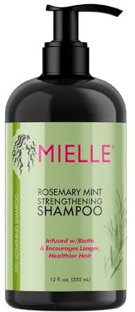 355 ml Nourishing Strengthening Daily Shampoo Mint Deep Strengthening Hair Mask for Dry, Damaged and Frizzy Hair, Rosemary Mint Scent (Green - 1 Piece)