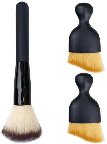 3 Pack Microfiber Duster, Small Dust Brushes, Feather Duster, Soft Fibers, Efficient Dust Removal, Cleaning Tool Perfect for Computers, Keyboards, Car Interior, Photo Frames, Digital Devices