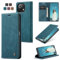 Cracedily Funda para Xiaomi Mi 11 Lite 4G / 5G / NE Case, Carcasa Protectora Antigolpes Case, Soporte Plegable, Ranura para Tarjeta, Cover Cuero PU Carcasa Xiaomi Mi 11 Lite 4G / 5G / NE, Azul-Verde