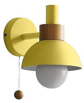 Apparecchi di illuminazione da parete Moderna lampada da parete a forma di torcia Applique da parete nordica industriale con catena a sfera Apparecchio di illuminazione da parete per fattoria Bagno Ca