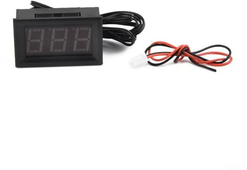 Compact LED Thermometer Meter for Refrigerator Water Tanks Measurement (Red)
