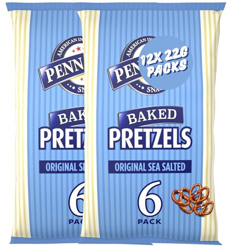 State Pretzel Bundle With Penn Sea Salted Pretzels 6 x 22g (2 Pack)