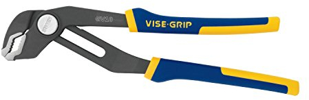 IRWIN Vise-Grip Pliers, V-Jaw, 10-Inch, Press & Slide Button, Anti-Pinch, Anti-Slip (2078110)