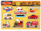 Melissa & Doug Fahrzeuge Sound Puzzle - 8-teiliges Steckpuzzle aus Holz mit Fahrzeugen und Sound-Effekten, fördert Motorik und Hörvermögen, ab 2 Jahren
