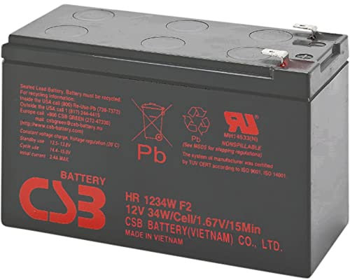 PowerWalker 12V/9Ah CSB VRLA Batterie plomb-gel