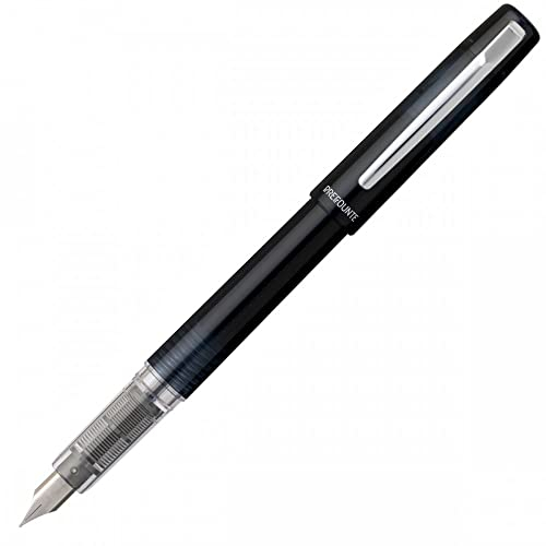 PLATINUM Prefounte Graphite Blue Füllfederhalter (fein), STPLAPREGB, 1 Stück (1er Pack)