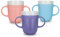 Boscul Two Handled Mug, Ideal for Weak Grip, Arthritis Disability Drinking and Aid Easy Drinking for Elderly, Double Handed 3 Colours 310ml (Pink)