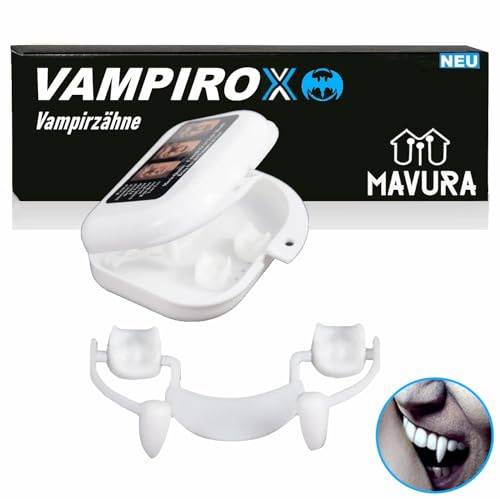 VAMPIROX Einziehbare Vampirzähne Halloweenzähne Halloween Zahnersatz