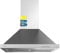 Cecotec Campana Extractora 60 cm Piramidal Bolero Flux PM 606500 Inox A. Motor 165W, Acabado Inox, Succión 650m3/h, Control Mecánico, 3 Niveles de Potencia, Luz y Filtro de Carbono