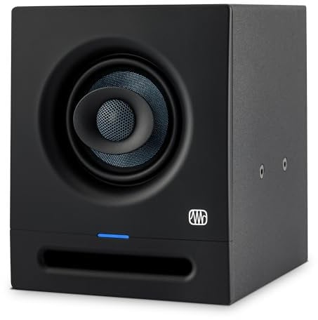 PreSonus Eris Pro 4 Studio Monitor — Bi-Amped, Active, 4.5-inch Coaxial Studio Monitor for Audio Recording & Mixing, Ceiling- & Wall-Mountable