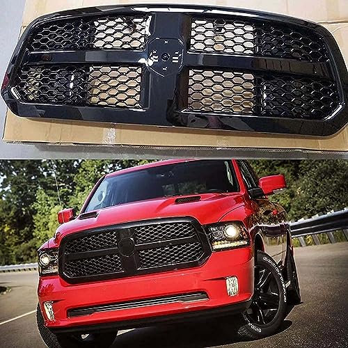 Auto-Frontgrill,kompatibel mit Dodge Ram 1500 2014-2018,Kühlergrill für die Motorhaube,Kühlerstyling,Karosseriebeschläge Zubehör