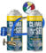 Clima Set Kit de 2 x 3en1 R134 Réfrigérant de Climatisation avec Produit d'Etanchéité et Huile - pour Climatisation Auto - Set avec Tuyau et Manomètre - Réfrigérant pour Climatiseur Auto