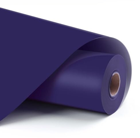 LOKLiK Rouleau Violet de Vinyle Permanent Adhésif Matte Tissus Textiles 1 pc 30.5 x 180 cm - pour DIY, Artisans & Créateurs – Idéal pour Mugs, Étiquettes, Décorations Murales, Signalétique