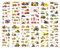 Xuigort 3D Aufkleber für Kinder, 12 Blätter Bagger, Feuerwehr, Auto Sticker für Kinder und Kleinkinder, Belohnungssticker, Party, Kindergeburtstag, Gastgeschenke, Mitgebsel, für Scrapbooking