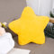 MeYuxg Kuschelkissen Kinder Sternkissen, Flauschig Kinderkissen Sternform, Deko Kissen für Baby Kuschelecke Kinderzimmer Wohnzimmer Sofa, Stern Kissen für Mädchen Jungen, 30cm, Gelb
