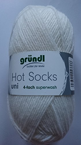 Grundl Hot Socks 50g FA.29 Weiss