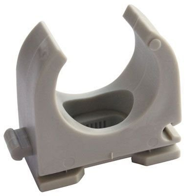 100 Stück - M25 PVC Klemmschelle | Quick-Schelle | Rohrschelle | XmediaSat für Stangenrohr