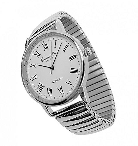 Eichmüller Herrenuhr Analog Ø 36,5mm Zugband Silberfarben 27330