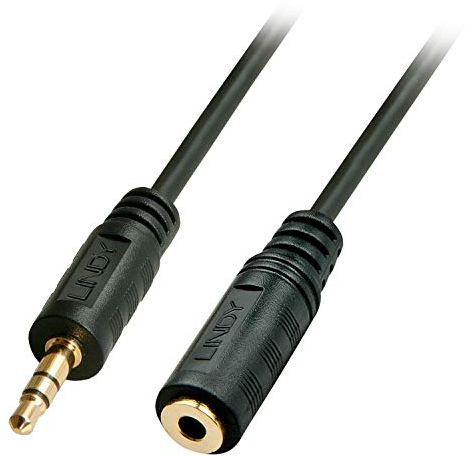 LINDY 35656 Premium Audio-Verlängerungskabel, 3,5mm Stereo-Klinkenstecker/-buchse, 10m
