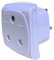 ShaniTech South African Visitor to UK Earthed 3 Pin Compact Adaptor Africa