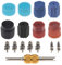 Be In Your Mind 16pcs Joints de Noyaux Valve Capuchon Climatisation Universel Outil de Retrait Capuchon Système A/C Noyau Valve pour Plupart Modèles Voiture