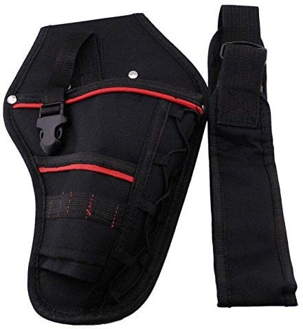 Heavy-duty Impact Drill Holster Driver Drill Holder Portable Detachable Strap Belt, Multi-functional Electric Tool Pouch Bag for Screwdriver Hammer Most T Handle Drills