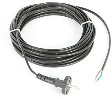 Universal Staubsauger Anschluss-Kabel | 15 Meter Staubsaugerkabel | passend für alle Staubsaugertypen | Stromkabel Ersatzteil | Hervorragende Qualität | Bestleistung beim Saugen