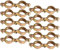 AERZETIX - C60419 - Juego de 10 abrazaderas soportes de fijación dobles Ø22mm - 1/2'' - montaje en pared de tubo cobre - sujeción de tornillo fontanería calefacción sanitario - en acero
