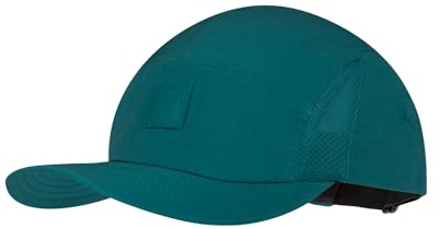 BUFF®| Kappe 5 Panel Go Männlich Weiblich Erwachsene Flexibel, UPF50, Verstellbar, Nachhaltig, Leicht, Laufen, Recycelte Materialien, Komfortabel, S/M, Vert