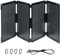 BougeRV 50W ETFT Faltbares Solarpanel, Fiberglas 270°, 0,8 kg, Solarmodul mit DC/USB-C/USB-A Ausgänge, Tragbares Solar Panel mit Carabiner, Kompatibel mit Handy, Tablette, kleiner Powerstation