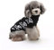 Angoily Weihnachts-Hundenäpfe Herbst und Winter Joggen Outdoor-Aktivitäten gestreifter Pulli Pullover Kleidung Kleider Party-Hundetuch Haustier-Partykostü Weihnachten Knochen