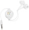 SOIMISS Ear Headphones Retractable for Comfortable Design for Music Travel Daily
