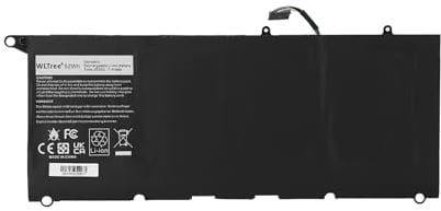 WLTree JD25G 90V7W 9343 9350 Laptop Akku für Dell XPS 13 9343 9350 P54G XPS 13D-9343-1708 13D-9343-3708 13-9350-D1508G 13-9350-350 13-9350-D1608 JHXPY 5K9CP 05K9CP 090V7W 0DRRP 0RWT1R RWT1R Battery