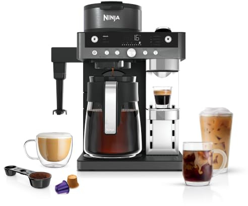 NINJA Prestige Machine à café filtre et capsules 2-en-1 CFN802EUGM