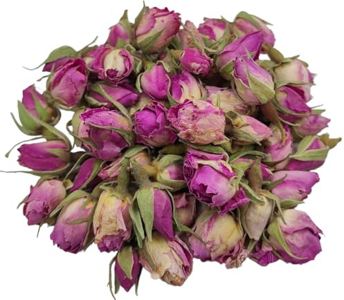 Boccioli Di Rosa Damascena Essiccati Commestibili 40g - 1,95kg Rosa × Damascena (460 grammi)