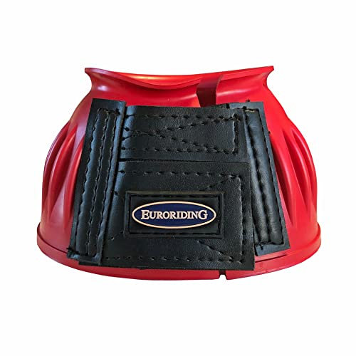 Euroriding Hufglocken Gummi Klett rot XXL