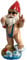 Gartenzwerge Nackt Gartendeko Lustige Harz GNOME Statue Ornament Schwimmen-Surfen Zwerge Figuren Wasserdicht Außen Harzzwerge Dekoration für Garten Rasen Veranda Home Büro (Rot, 15cm)