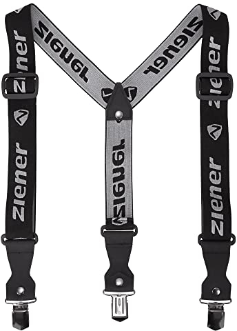 Ziener Braces Hosenträger | verstellbar, Clip, Jede Hose, Black, L