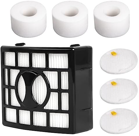 Benfosh NZ801ukt Foam and Hepa filter for Shark Rotator Powered Lift Away Speed Vacuum NV801ukt NV680, NV681, NV682, NV683, NV800, NV801, NV803, UV810, XFF680 XHF680